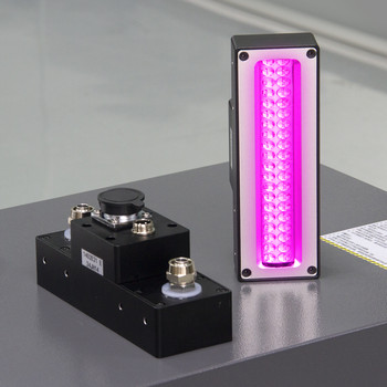 140mm*20mmUVLED冷光源膠水油墨LED紫外線固化燈水冷UV光固化機