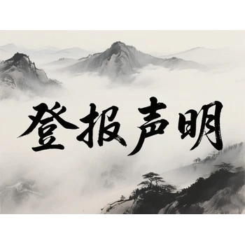 昆明日?qǐng)?bào)遺失登報(bào)