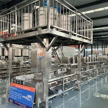 濟南宏金機械全自動豆腐機，全自動大型豆腐機