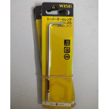 WISE若穗囲超級(jí)球扳手長度2.5mmSBL-25/扳手