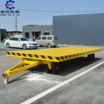 叉車牽引平板拖車重型運輸車廠區(qū)貨物轉(zhuǎn)運車車間物料周轉(zhuǎn)車大噸位