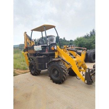 簡裝無棚款小型兩頭忙裝載機(jī)-農(nóng)用、家用、出口用