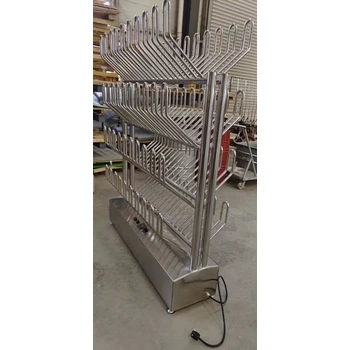 彎管烘干鞋架304不銹鋼山東恒爾臭氧殺菌
