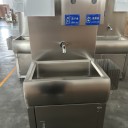 單工位帶抽紙盒智能洗手池