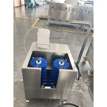 食品加工廠洗鞋機供應洗靴洗手消毒一體機洗靴機定制