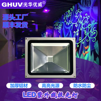 熒光畫紫光燈舞臺(tái)、鬼屋、密室uvled投光燈