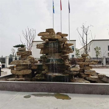 遼寧阜新水泥假山公司大型園林假山制作
