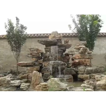 內(nèi)蒙古呼和浩特園林假山噴泉流水小區(qū)假山流水造景