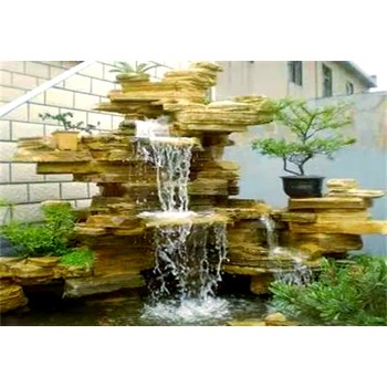 北京延慶水泥假山公司學(xué)校假山現(xiàn)場(chǎng)施工