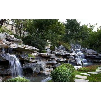 北京朝陽太湖石假山制作公園假山駁岸施工