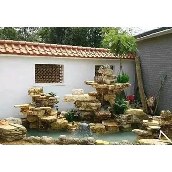 遼寧遼陽園林假山噴泉流水大型園林假山制作