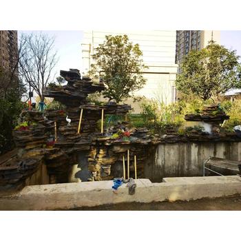 遼寧鞍山千層石假山制作大型園林假山制作