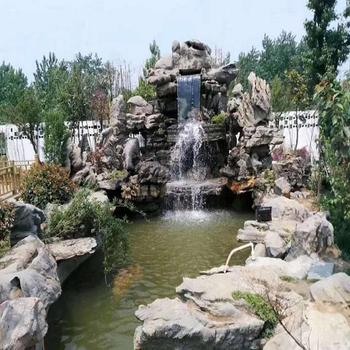 河南濮陽黃蠟石假山庭院別墅魚池假山