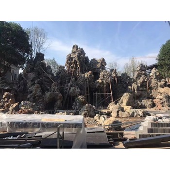 河北遷安客廳風(fēng)水假山塑石假山