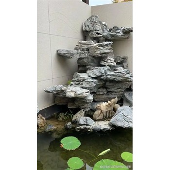 河北衡水真石假山施工千層石批發(fā)