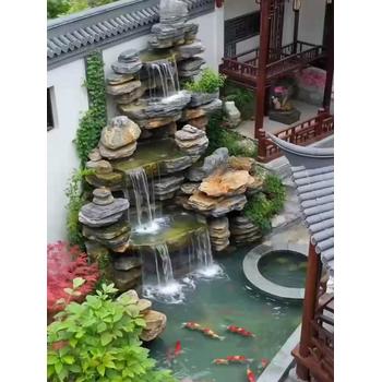黑龍江鶴崗客廳風(fēng)水假山千層石批發(fā)