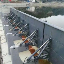 濟南液壓水力自控翻板閘/水利自控翻板閘門