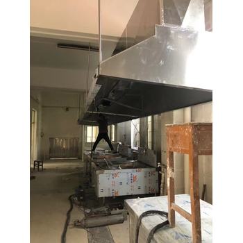 惠州利滿順利酒店學(xué)校工廠食堂商用油煙機(jī)清洗大型油煙管道油污