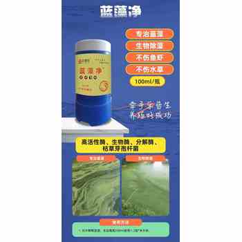 魚蝦蟹塘有藍(lán)藻用什么去除快藍(lán)藻凈