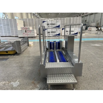 通道式鞋幫鞋底洗靴機洗消消毒一體機全自動