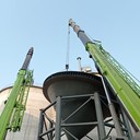 靈壽縣附近吊車高空車租賃建筑材料搬運(yùn)廣告牌廠房搭建應(yīng)急救援