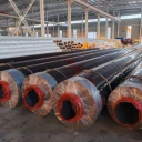 鋼套鋼保溫管耐高溫預(yù)制直埋管道工程用防腐保溫管材