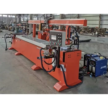 自動(dòng)直縫焊機(jī)圓筒平板激光二保氬弧縱縫焊接機(jī)