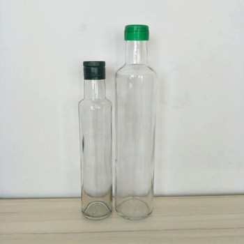 玻璃油瓶廠家加工定制烤花玻璃油瓶