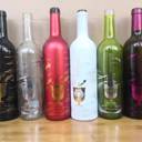 玻璃酒瓶廠家出口玻璃米酒瓶磨砂絲印玻璃米酒瓶配套蓋子