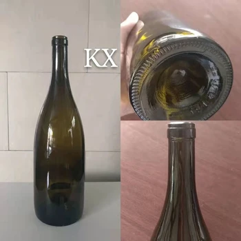 玻璃酒瓶廠家出口高白料玻璃香檳酒瓶出口玻璃洋酒瓶