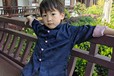 雙面雙穿男童唐裝新中式國潮撞色兒童漢服絲滑親子裝薄款外套