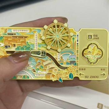 組合軌道滑動(dòng)冰箱貼鋅合金烤漆UV冰箱貼定制新款冰箱貼