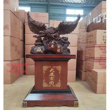 廣州現(xiàn)貨落地樹(shù)脂老鷹擺件公司酒店開(kāi)業(yè)喬遷慶典賀禮商務(wù)禮品