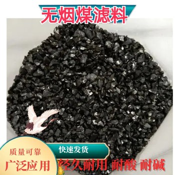 屠宰場污水處理用3-5mm無煙煤濾料廠家經久耐用瑞林供應
