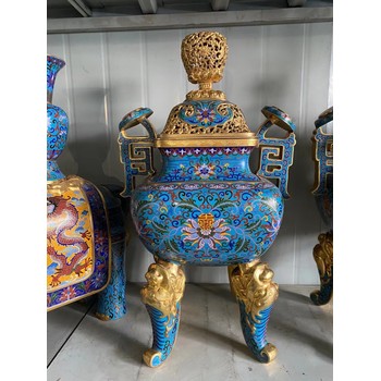 景泰藍廠家景泰藍工廠景泰藍工藝品擺件純手工制作紫銅胎