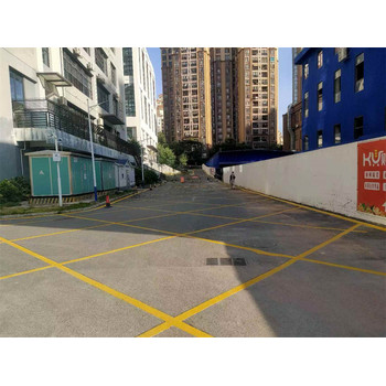 百色平果廠區(qū)消防通道地標(biāo)線