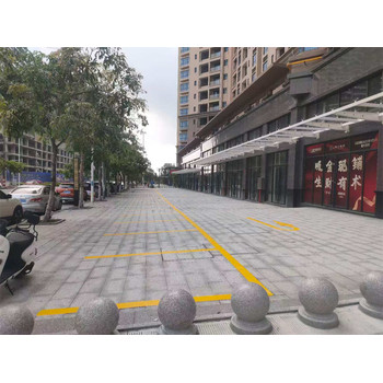 廣西貴港消防通道地面線
