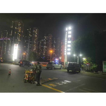 貴港港南區(qū)小區(qū)消防通道標線