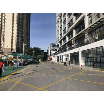 廣西賀州消防車道地面線