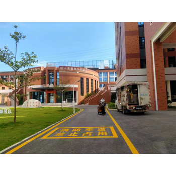 廣西賀州消防車道地面線