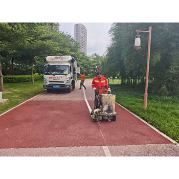 河池金城江區道路熱熔地面劃線