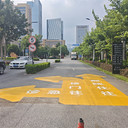 北海海城區(qū)市政路熱熔地面劃線