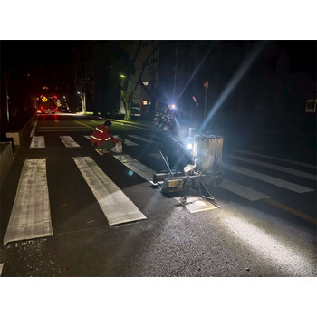 河池宜州園區(qū)道路熱熔地標線