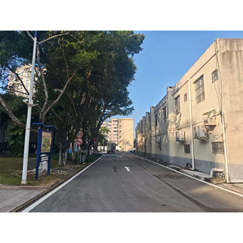 玉林北流園區(qū)道路熱熔地面劃線