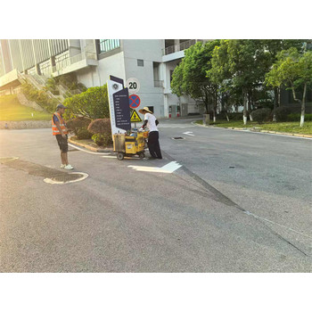 崇左扶綏市政路熱熔標線