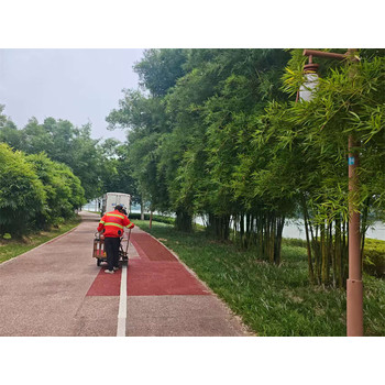 百色那坡市政路熱熔劃線