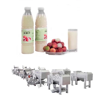 龙眼剥壳机龙眼果酒加工设备生产线NFC果汁生产线