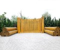 山水竹简雕塑古代书籍