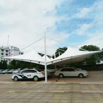 停车棚武汉热门膜结构停车棚