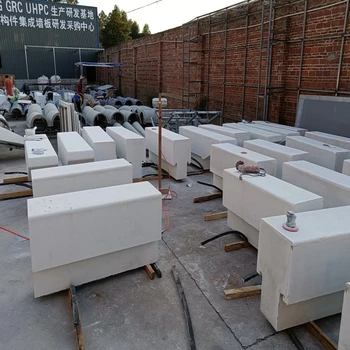 清水混凝土坐凳GRC透光混凝土坐凳盐城GRC树池坐凳厂家报价